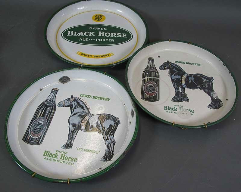 BLACK HORSE ALE ADVERTISING BEER TRAYS (3) - Mar 17, 2013 ...