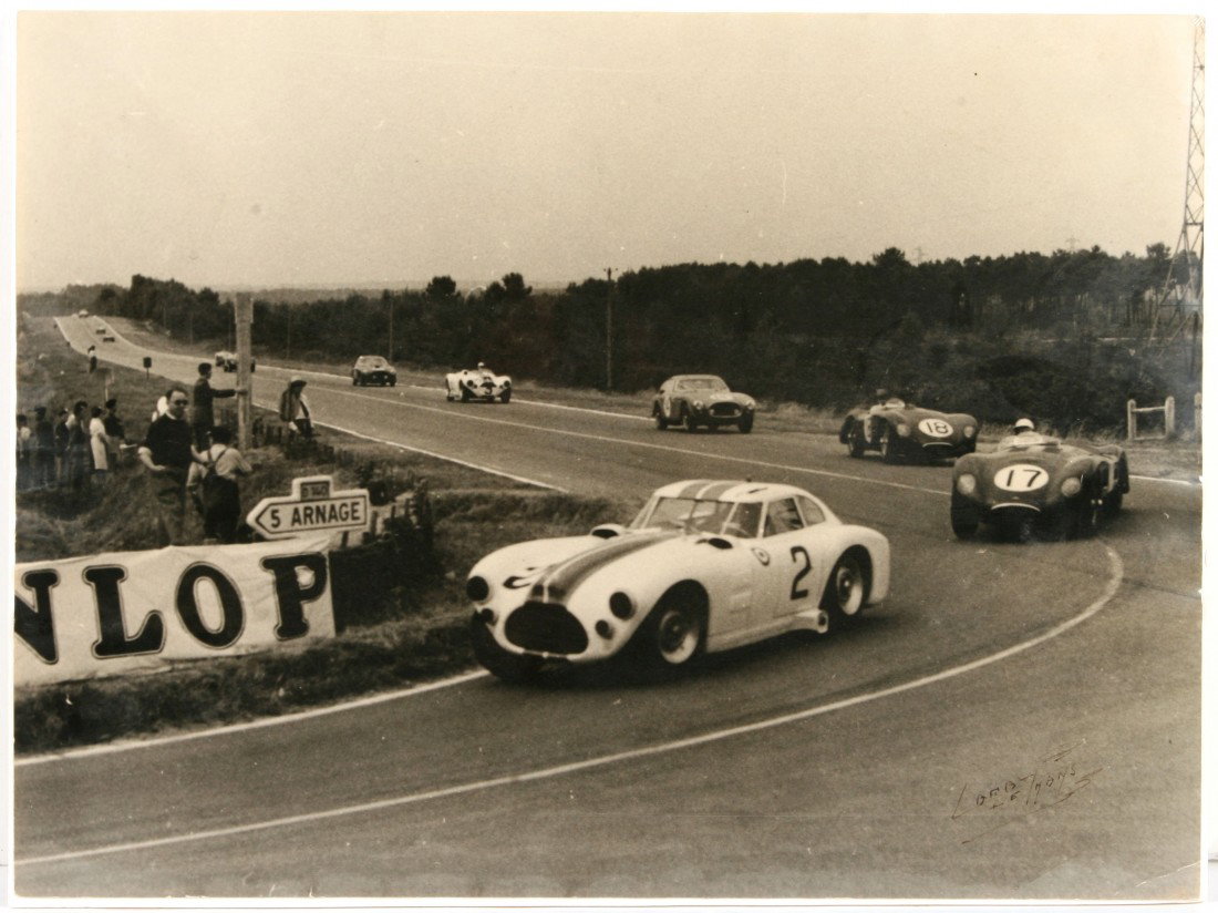 B/W Photo - Cunningham @ '52 LeMans by Loebe/LeMan: B/W Photo - Cunningham @ '52 LeMans by Loebe/LeMans - 12" x 16" - RARE