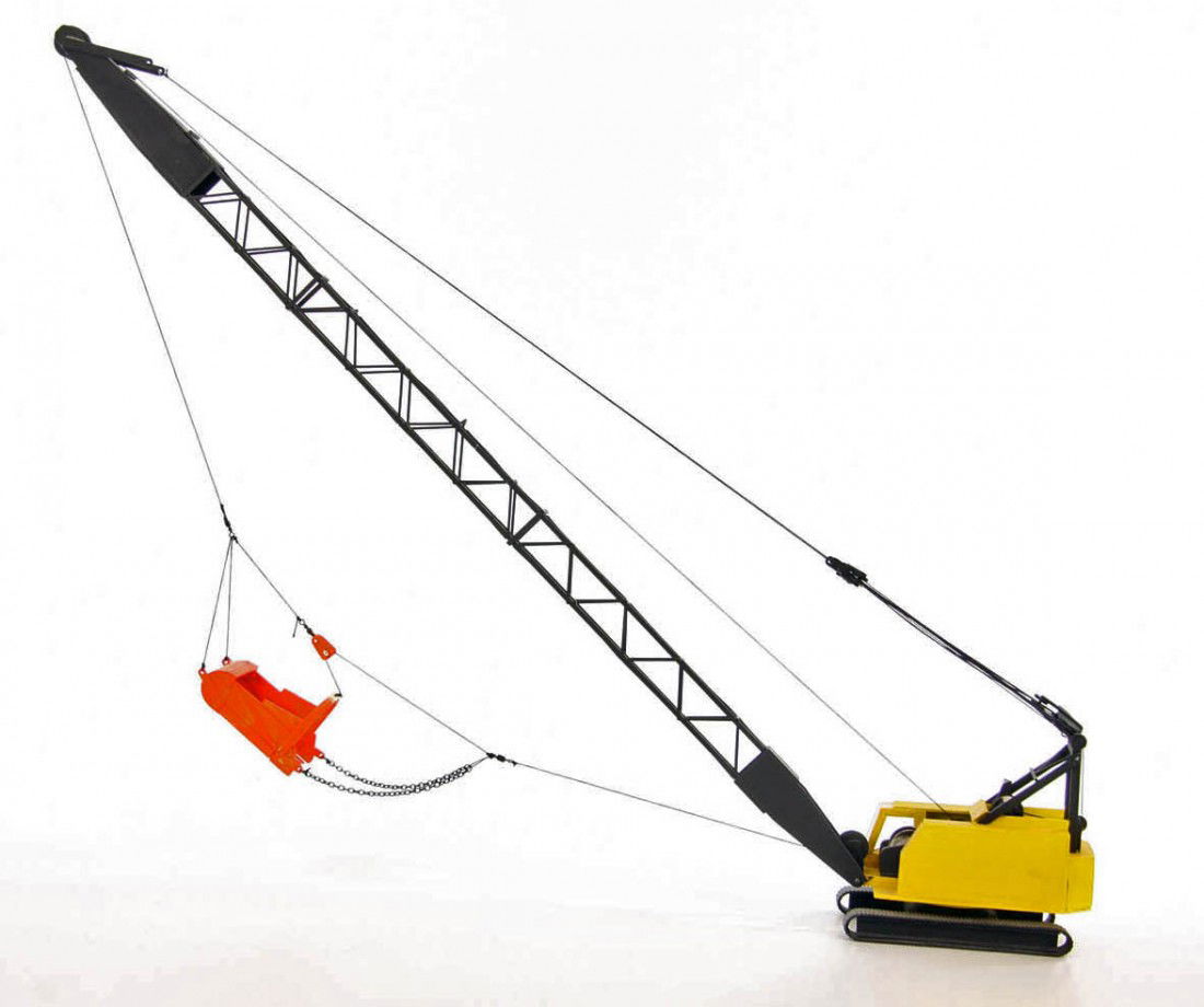 P&H Lattice Truck Crane: P&H Lattice Truck Crane made by Lionel in the scale of 1:48. Manufacturer's Part Number is Unknown. Model Condition is Excellent. Box Condition is None. Higgins Colors