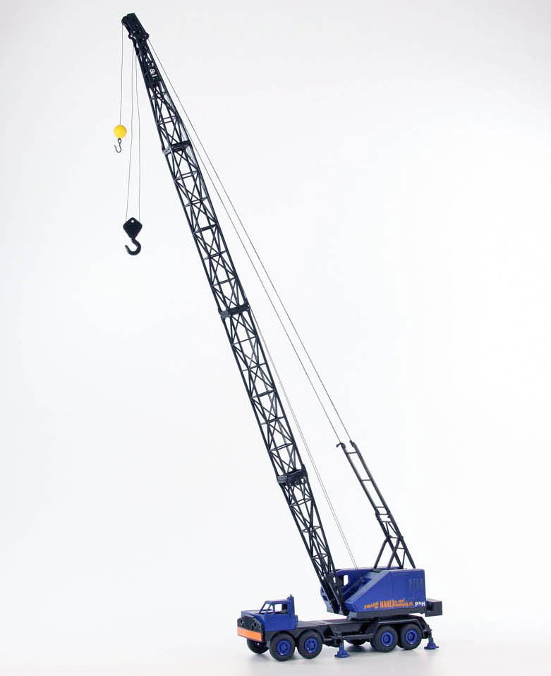 P&H Lattice Truck Crane: P&H Lattice Truck Crane made by Lionel in the scale of 1:48. Manufacturer's Part Number is Unknown. Model Condition is Excellent. Box Condition is None. Hake Colors.