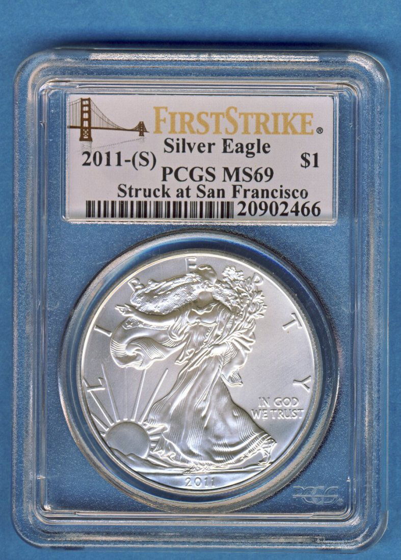 2011-S SILVER EAGLE BRIDGE LABEL PCGS MS69 FIRST : We are proud to tell you that in over 50,000 transactions spanning more than a decade, we have 100% customer satisfaction. But why? The answer is simple: we almost always answer our toll free number!