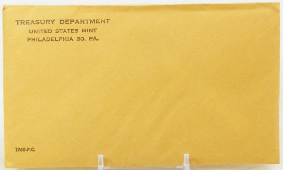 1960 UNITED STATES SEALED PROOF SET: One of our biggest clients and most active consignors has been trading proof sets like crazy into pre-1933 certified gold products. That leaves us with a huge mound of proof sets from 1951-1964, and t