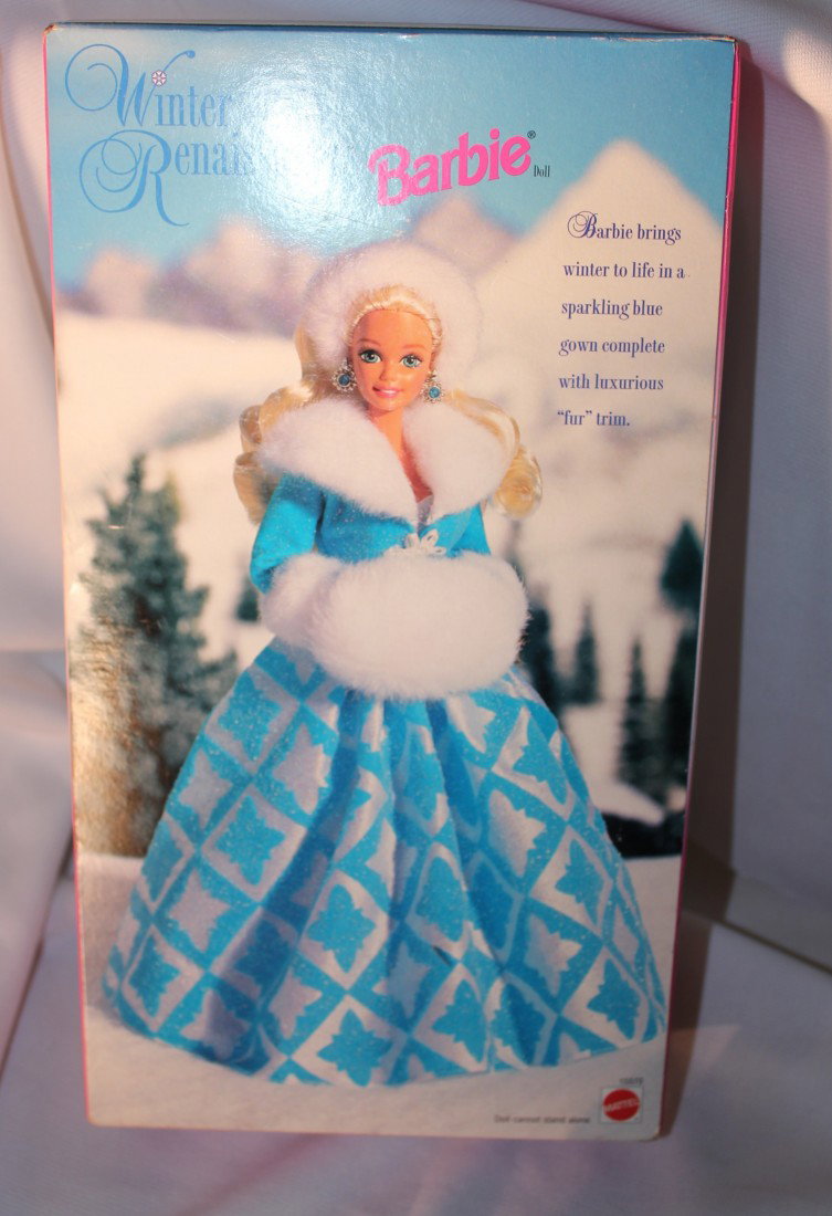 BARBIE WINTER RENAISSANCE DOLL: Winter Renaissance Barbie by Mattel 1996 in original box, unopened.