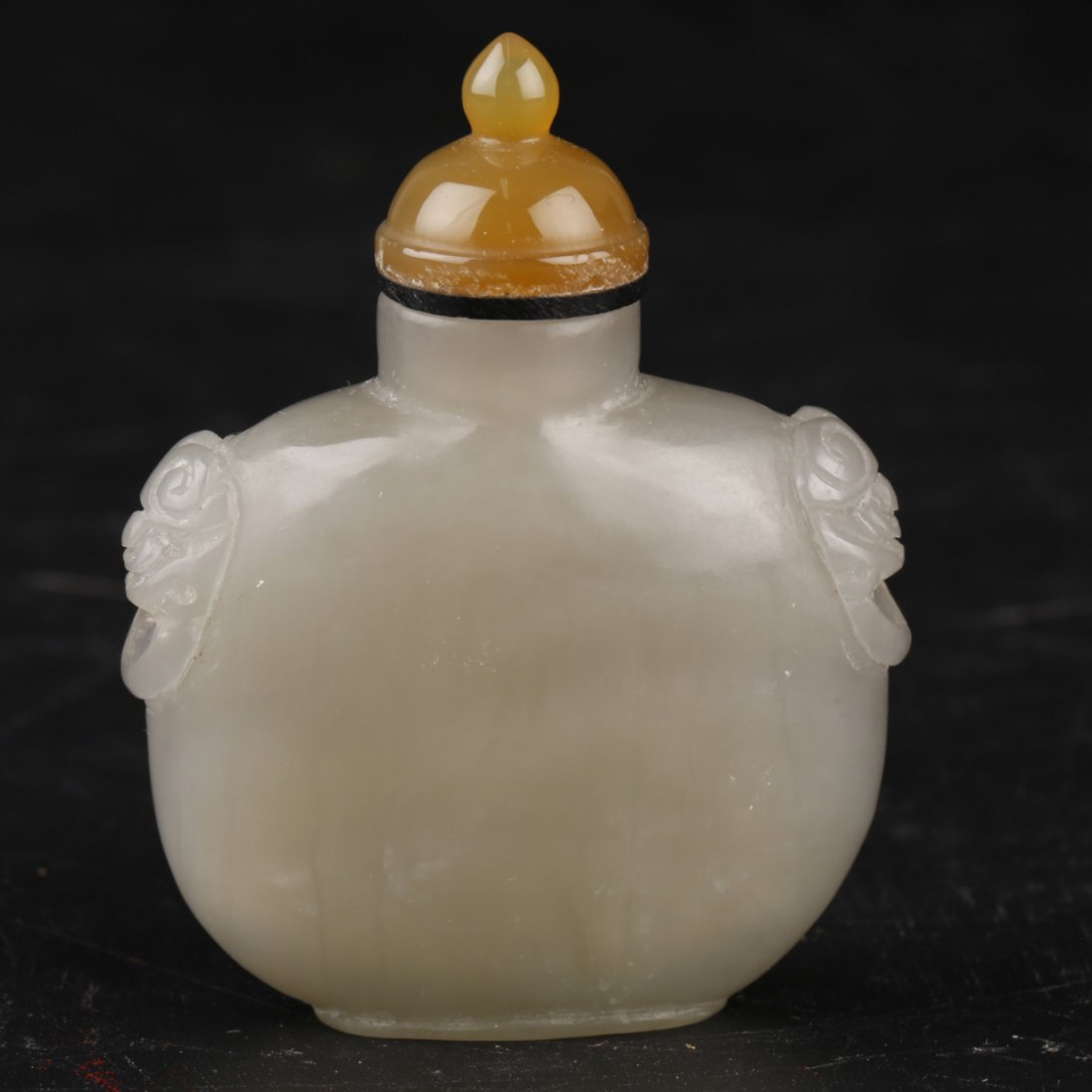 Antique Hetian Jade Carved Snuff Bottle. (1 of 10)