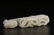 An Antique Hetian White Jade Carved Belt Buckle. - 3