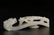 An Antique Hetian White Jade Carved Belt Buckle. - 4