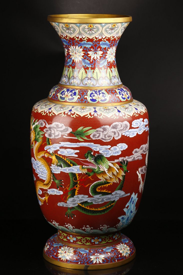 Antique Cloisonne Vase. (1 of 10)