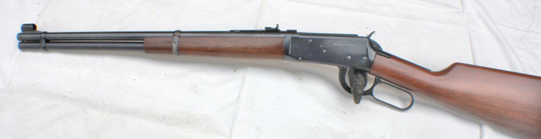Collector Firearms: Winchester Model 94,Lever Action Carbine Serial No. 1245279. Believed to be an early Pennsylvania Police inventory gun because it is Engraved on hardware with name Carla Aldrich, Meadville, Penna. Ori