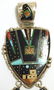 Navajo Multi-Stone Night Sky Pueblo Inlay Sterling Silv - 3