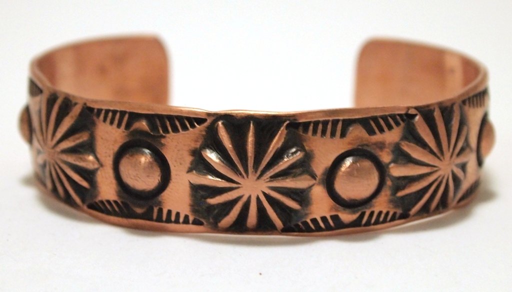 Navajo Copper Cuff Bracelet Nora Bill