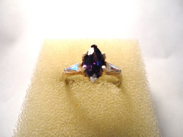 STERLING ALEXANDRITE RING: STERLING ALEXANDRITE RING