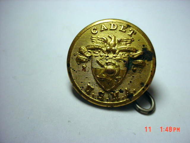 WEST POINT CADETS BUTTON: WEST POINT CADETS BUTTON