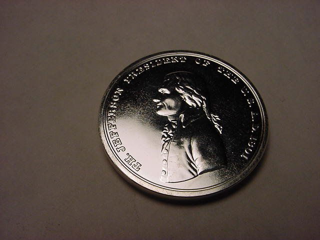 PRESIDENT THOMAS JEFFERSON PEACE MEDAL: PRESIDENT THOMAS JEFFERSON PEACE MEDAL