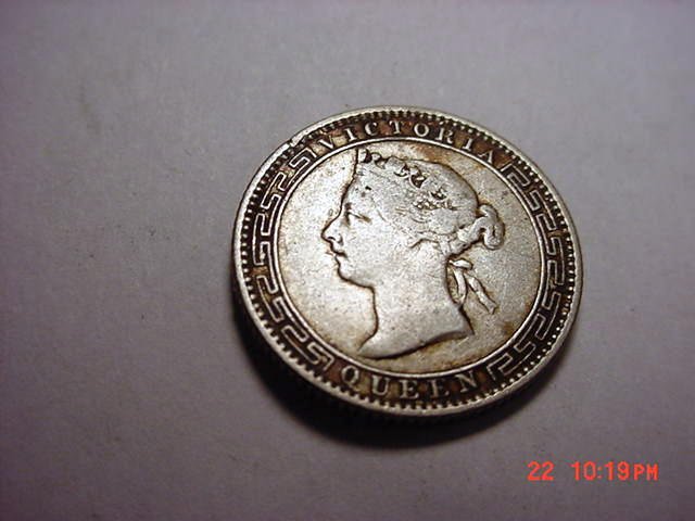 1893 CEYLON 25 CENTS: 1893 CEYLON 25 CENTS