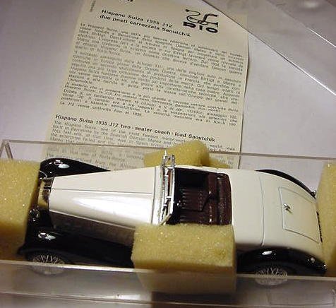 RIO 1935 HISPANO SUIZA J12 IN ORIGINAL BOX: RIO 1935 HISPANO SUIZA J12 IN ORIGINAL BOX