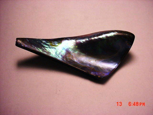 STERLING ABALONE PIN: STERLING ABALONE PIN