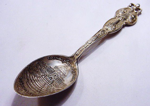 1904 ST.LOUIS WORLDS FAIR STERLING SPOON: 1904 ST.LOUIS WORLDS FAIR STERLING SPOON