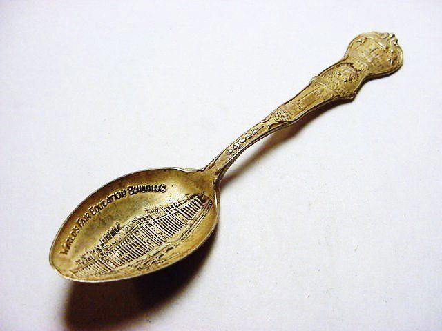 1904 ST. LOUIS WORLDS FAIR STERLING SPOON: 1904 ST. LOUIS WORLDS FAIR STERLING SPOON