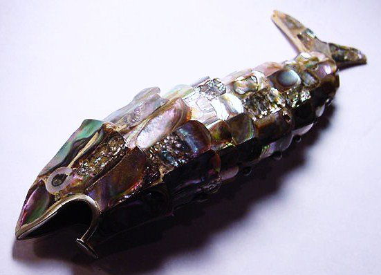 VINTAGE ABALONE FISH BOTTLE OPENER: VINTAGE ABALONE FISH BOTTLE OPENER