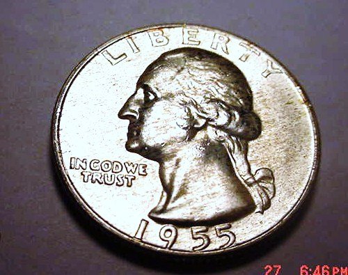 1955 WASHINGTON QUARTER: 1955 WASHINGTON QUARTER