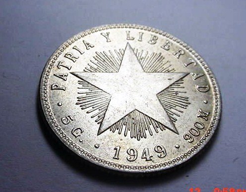 1949 CUBA 20 CENTAVOS: 1949 CUBA 20 CENTAVOS