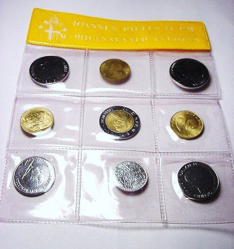 [9] POPE JOHN PAUL II VATICAN COINS B.U.: [9] POPE JOHN PAUL II VATICAN COINS B.U.