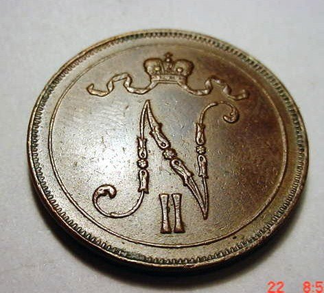 1916 FINLAND 10 PENNIA: 1916 FINLAND 10 PENNIA