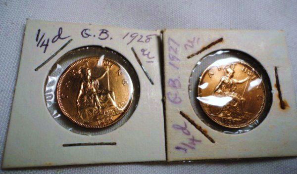 [2] BRITISH FARTHINGS: [2] BRITISH FARTHINGS