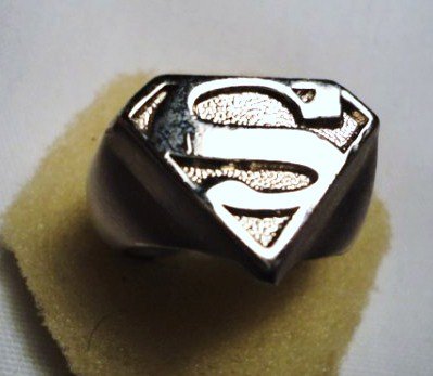 VINTAGE SUPERMAN RING SIZE: VINTAGE SUPERMAN RING SIZE