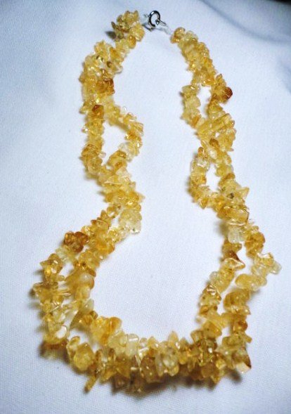 VINTAGE TOPAZ NECKLACE: VINTAGE TOPAZ NECKLACE