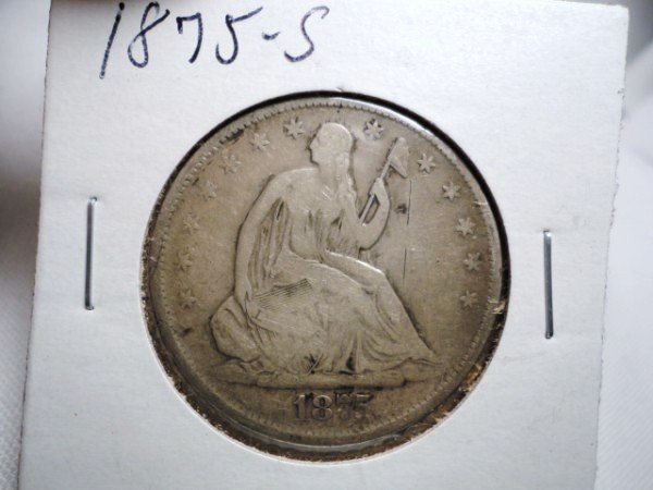 1875-S SEATED LIBERTY HALF DOLLAR: 1875-S SEATED LIBERTY HALF DOLLAR