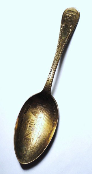 BATTLESHIP MAINE SPOON: BATTLESHIP MAINE SPOON