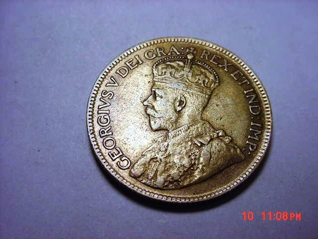 1928 CANADA 25 CENTS: 1928 CANADA 25 CENTS