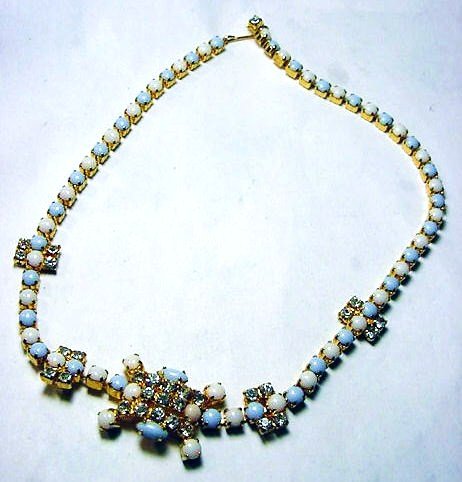 VINTAGE RHINESTONE NECKLACE: VINTAGE RHINESTONE NECKLACE