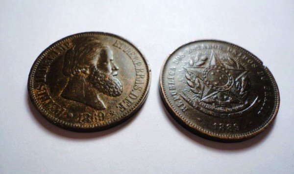 [2] EARLY BRAZIL COINS: [2] EARLY BRAZIL COINS