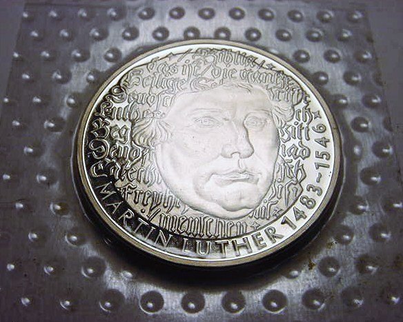 1983 GERMANY 5 MARK GEM PROOF: 1983 GERMANY 5 MARK GEM PROOF