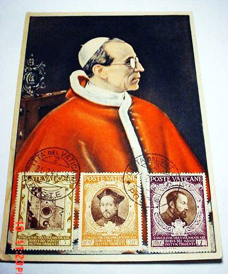 1945 POPE PIUS XII VATICAN COVER: 1945 POPE PIUS XII VATICAN COVER