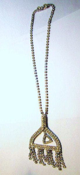 KRAMER RHINESTONE NECKLACE: KRAMER RHINESTONE NECKLACE