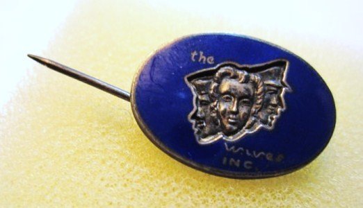 WWII STERLING ENAMEL PIN: WWII STERLING ENAMEL PIN