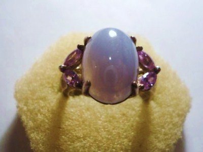 SILVER AGATE RING: SILVER AGATE RING