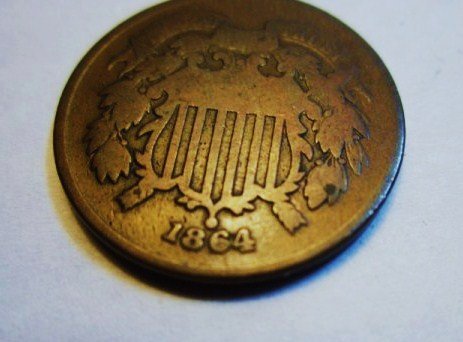 1864 2 CENT PIECE: 1864 2 CENT PIECE