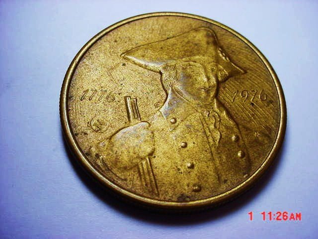 1976 NEW YORK BICENTENIAL BRONZE MEDAL: 1976 NEW YORK BICENTENIAL BRONZE MEDAL
