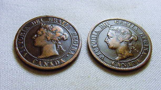 1893 & 1896 CANADA LARGE CENTS: 1893 & 1896 CANADA LARGE CENTS