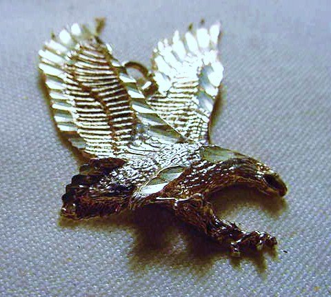 STERLING EAGLE PENDANT: STERLING EAGLE PENDANT