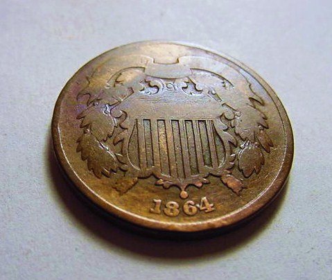 1864 2 CENT PIECE: 1864 2 CENT PIECE