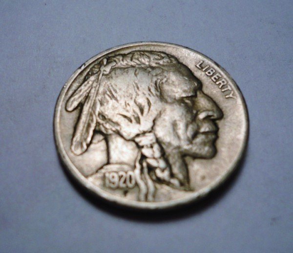 1920 BUFFALO NICKEL: 1920 BUFFALO NICKEL