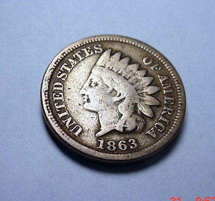 1863 INDIAN CENT: 1863 INDIAN CENT