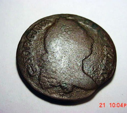 1781 IRELAND HALF PENNY: 1781 IRELAND HALF PENNY