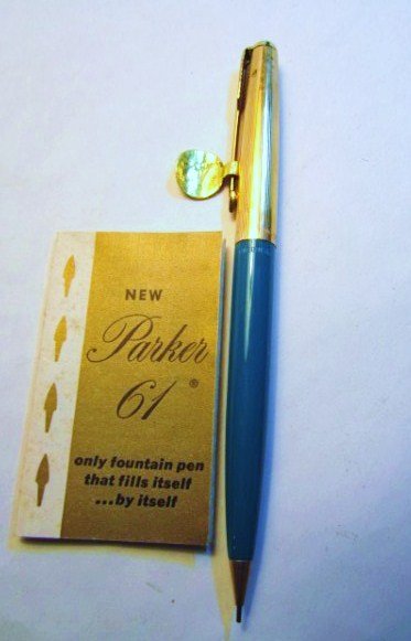 PARKER "61" PENCIL MINT WITH ORIGINAL TAG & CARD: PARKER "61" PENCIL MINT WITH ORIGINAL TAG & CARD