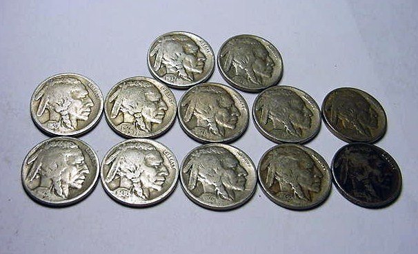 [12] BUFFALO NICKELS: [12] BUFFALO NICKELS